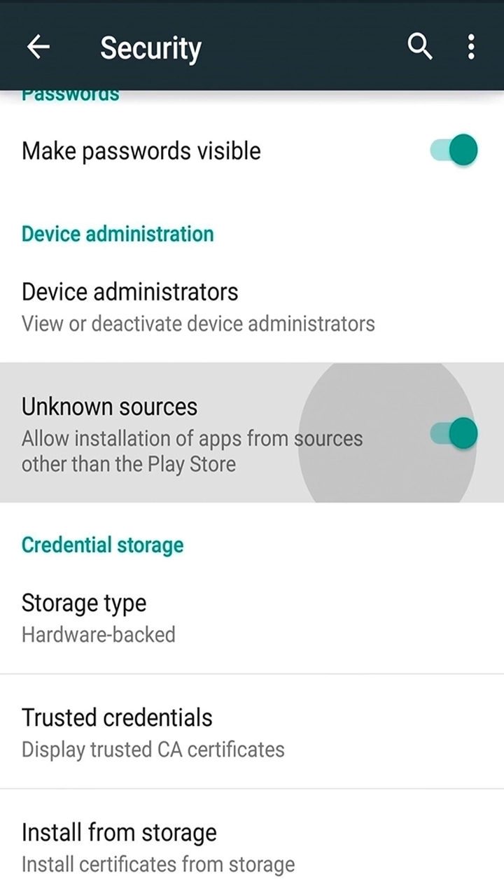 Adjust your security settings to permit the 12Bet APK installation.