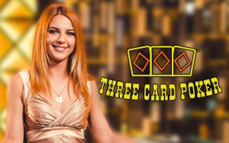 See if the cards are in your favor with Three Card Poker.