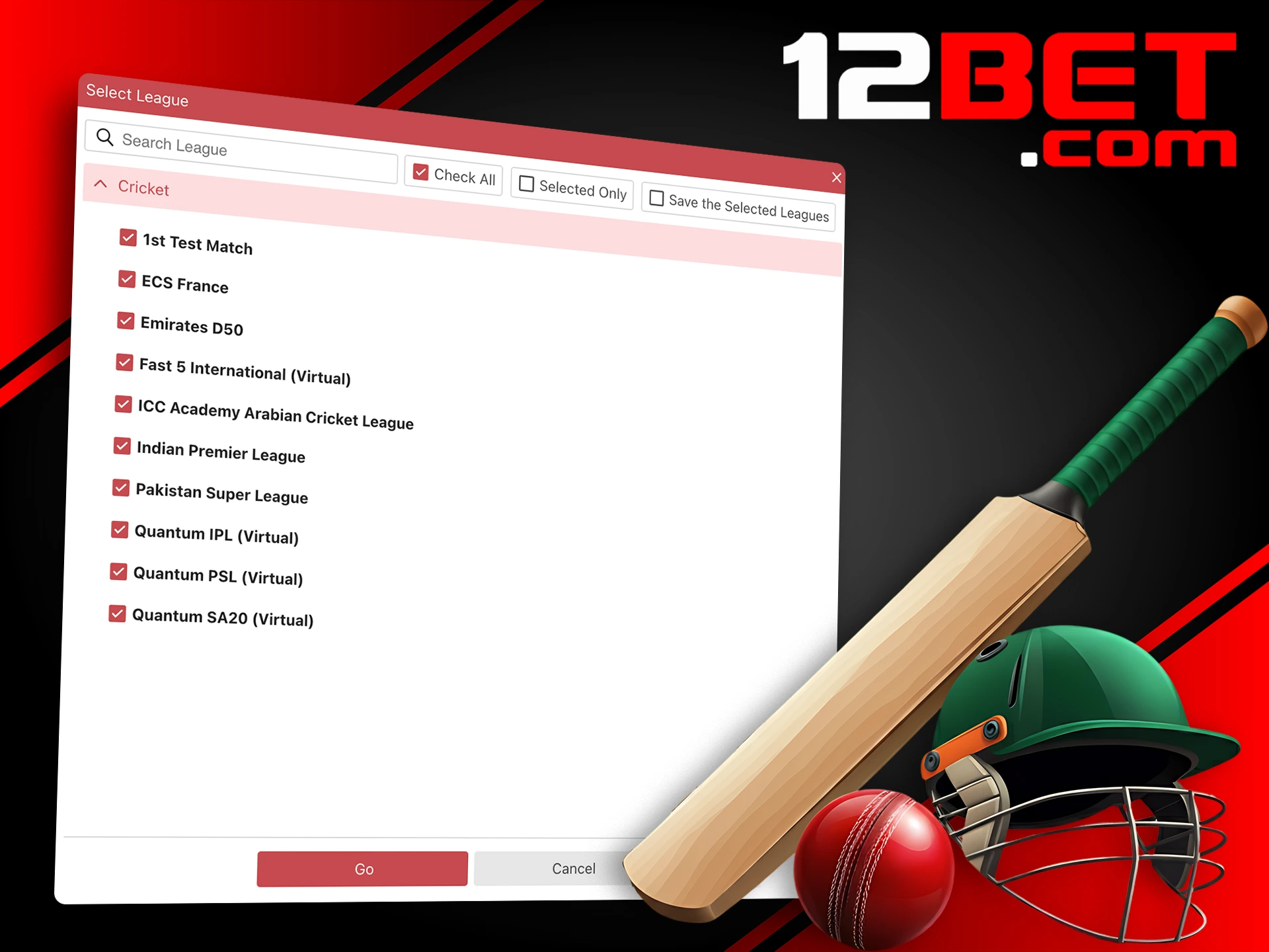 12Bet gives you access to a diverse array of cricket tournaments from around the globe.