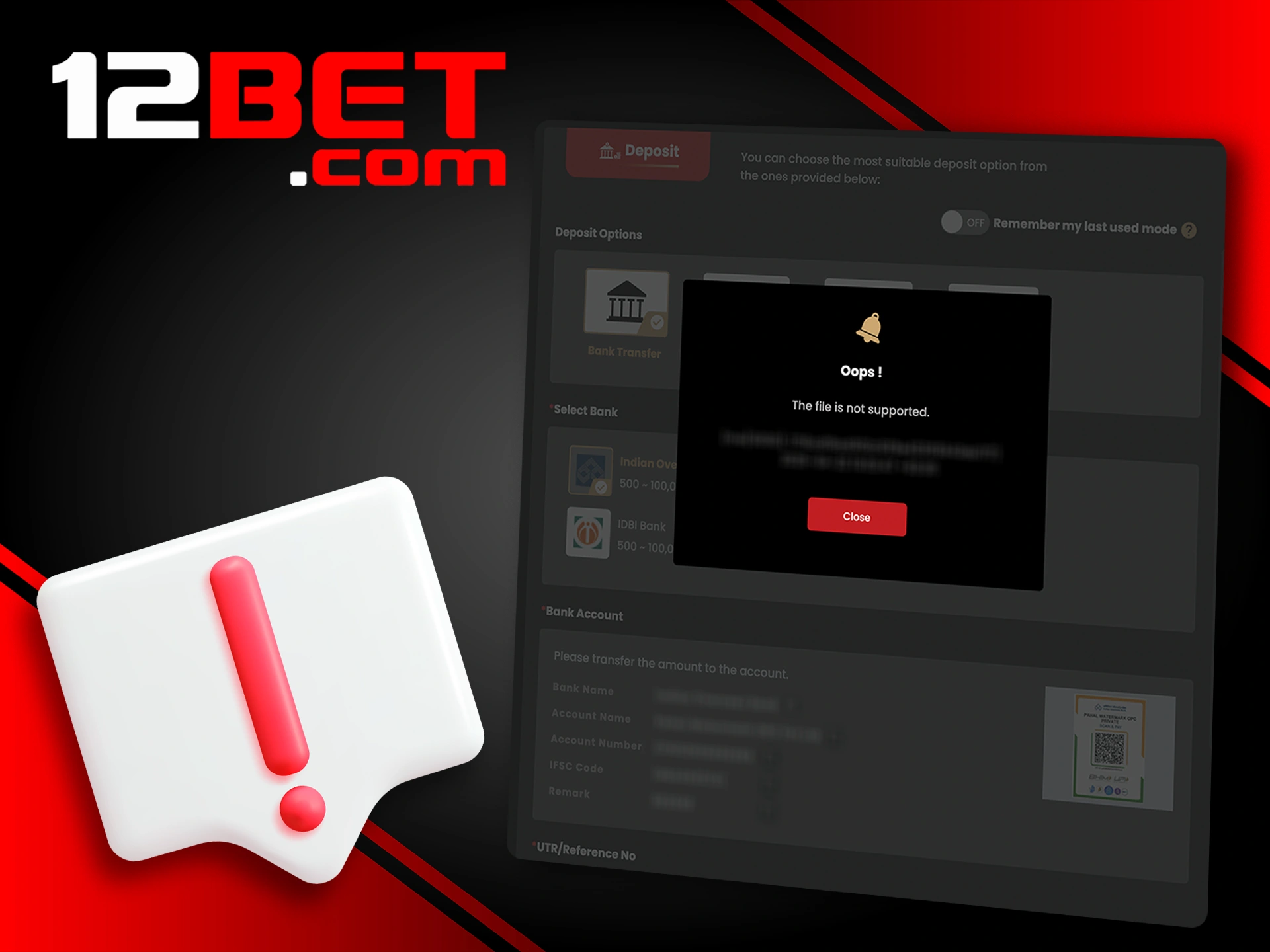 Troubleshooting common deposit issues at 12Bet.