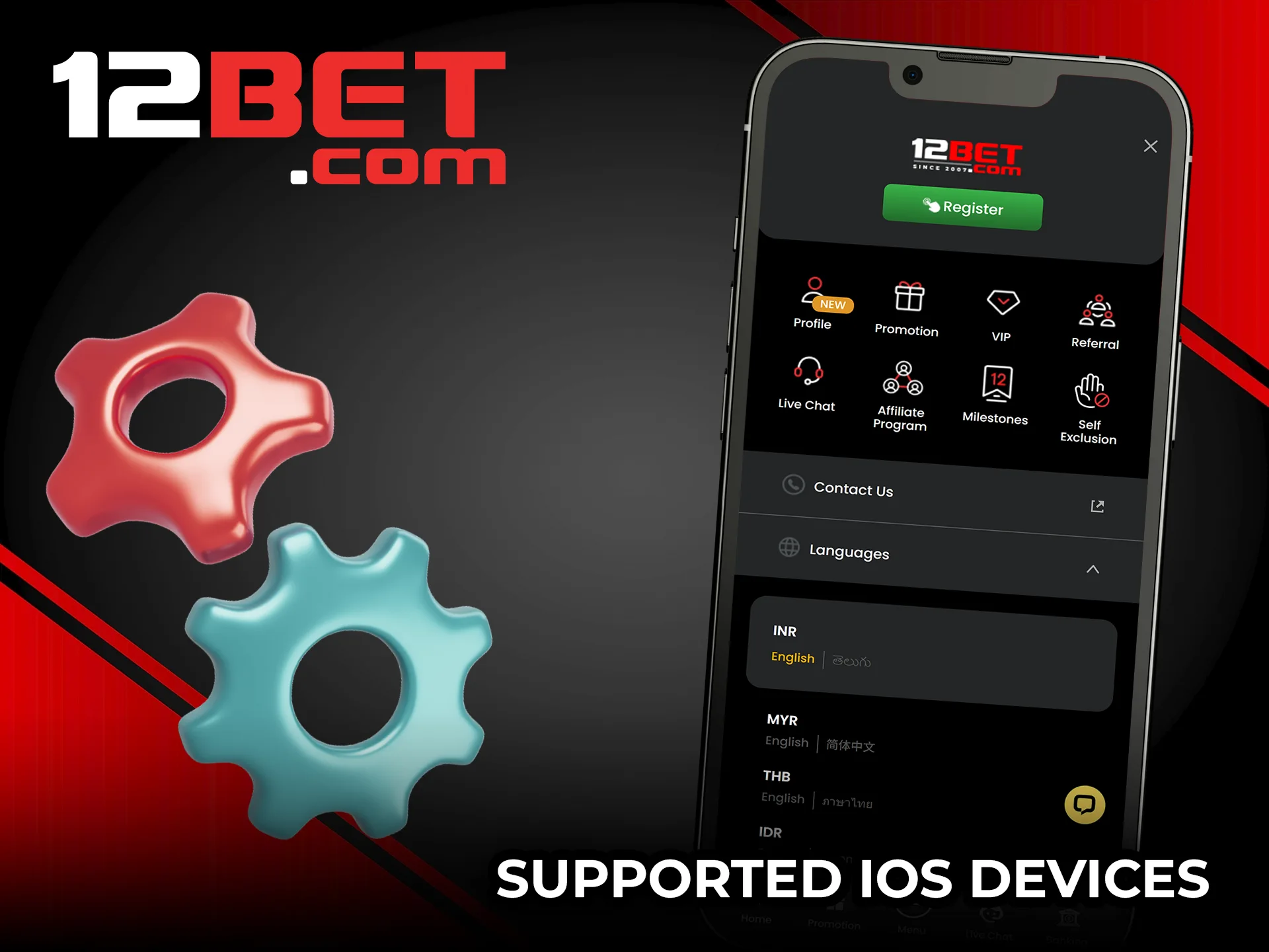 Get the iOS app now and enjoy an unrestricted betting experience.