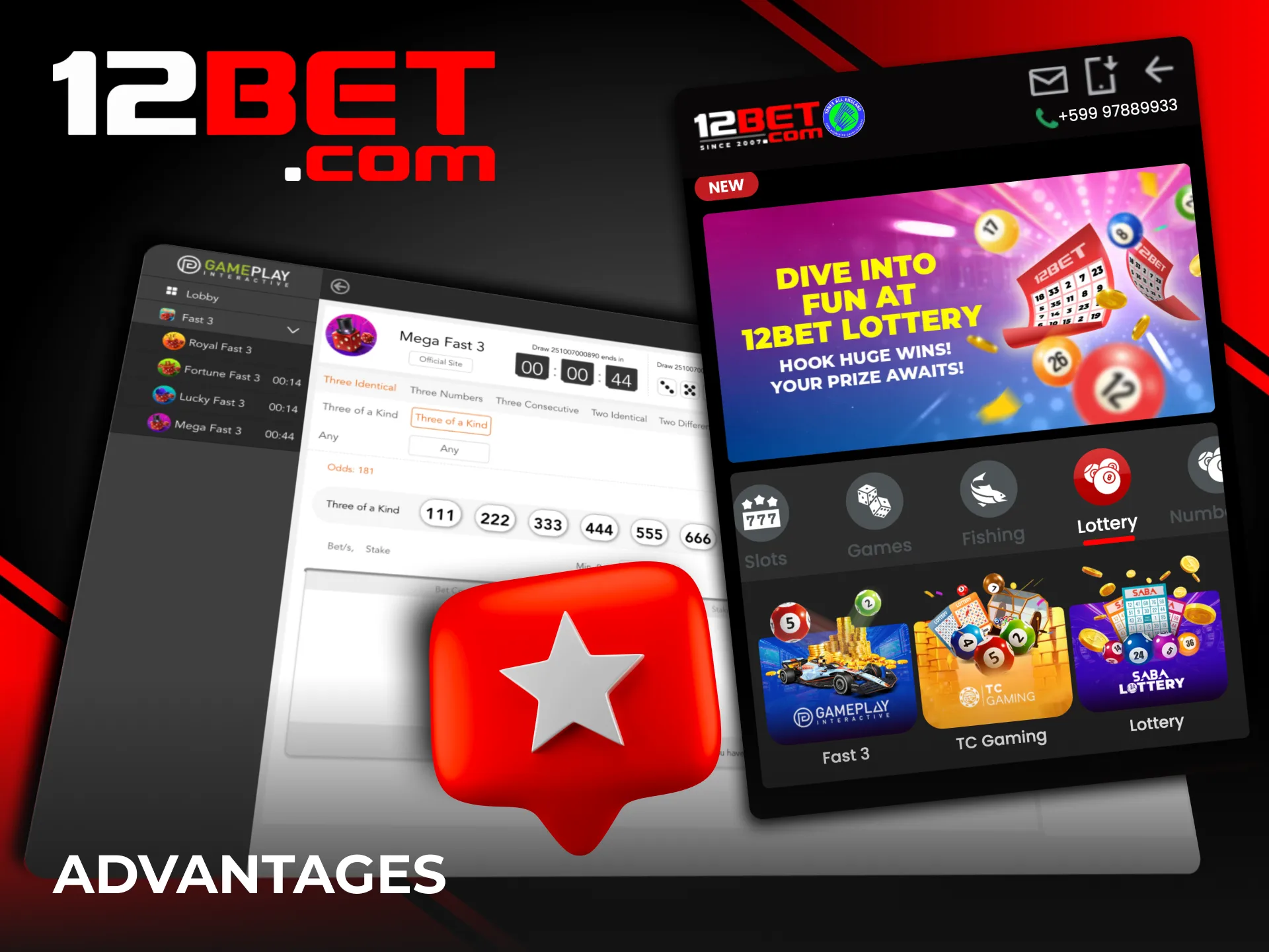 Discover the key advantages of playing lotteries with 12Bet in India.