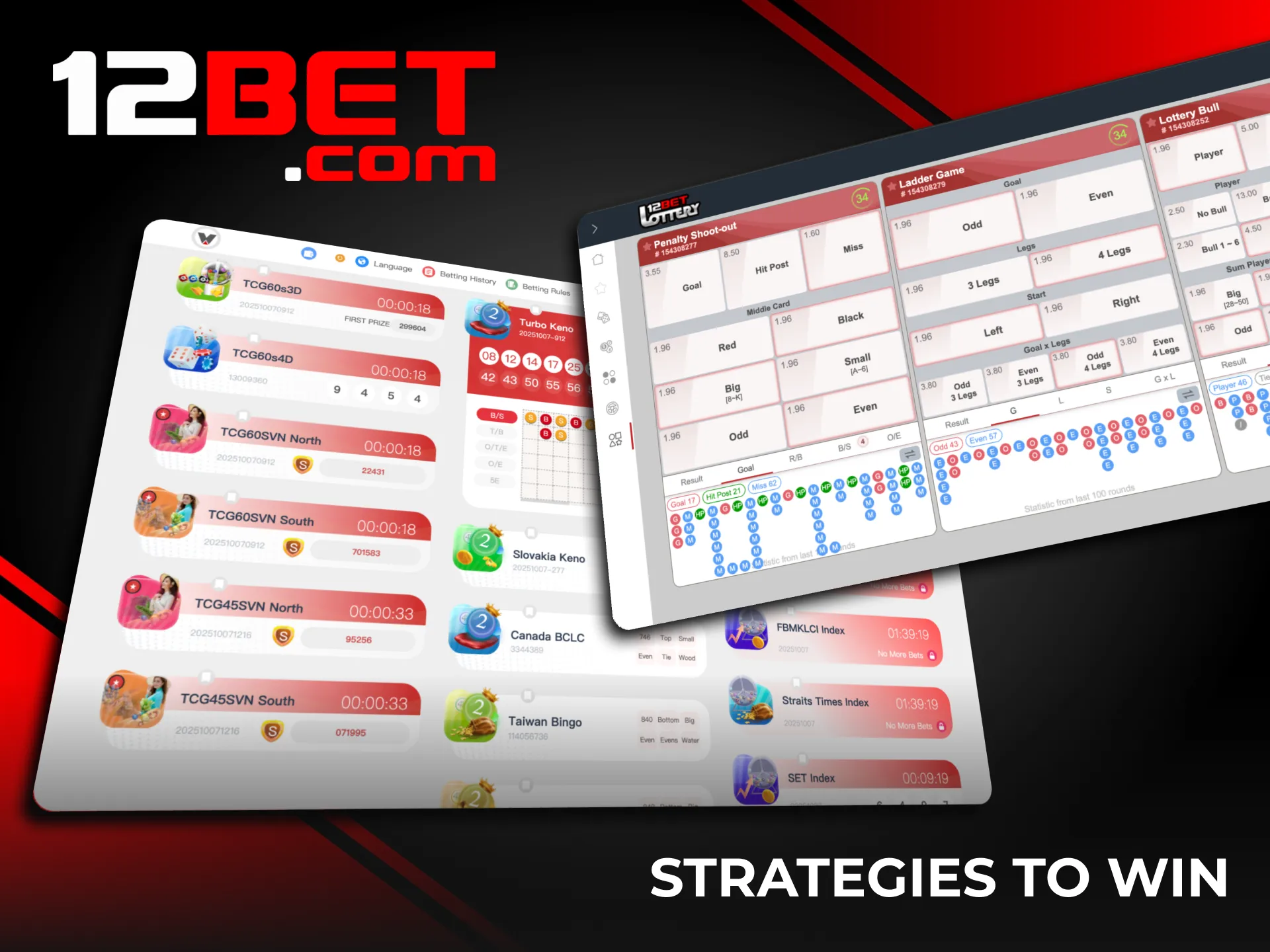 Boost your winning potential at 12Bet with smart betting strategies.