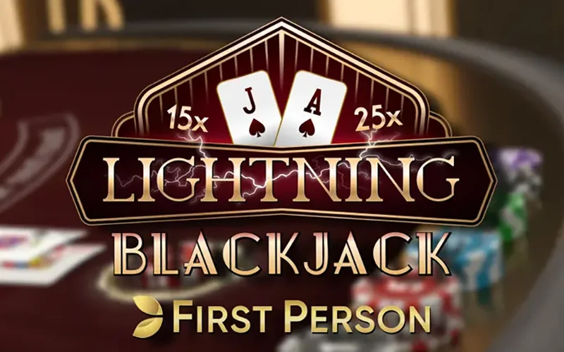 Aim for the magic 21 and secure a victory in Lightning Blackjack First Person at 12Bet Casino.